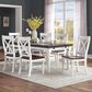 Golden Wave Furniture Mountain Retreat 7-Piece Rectangular Dining Set in Dark Mocha and Antique White, , large