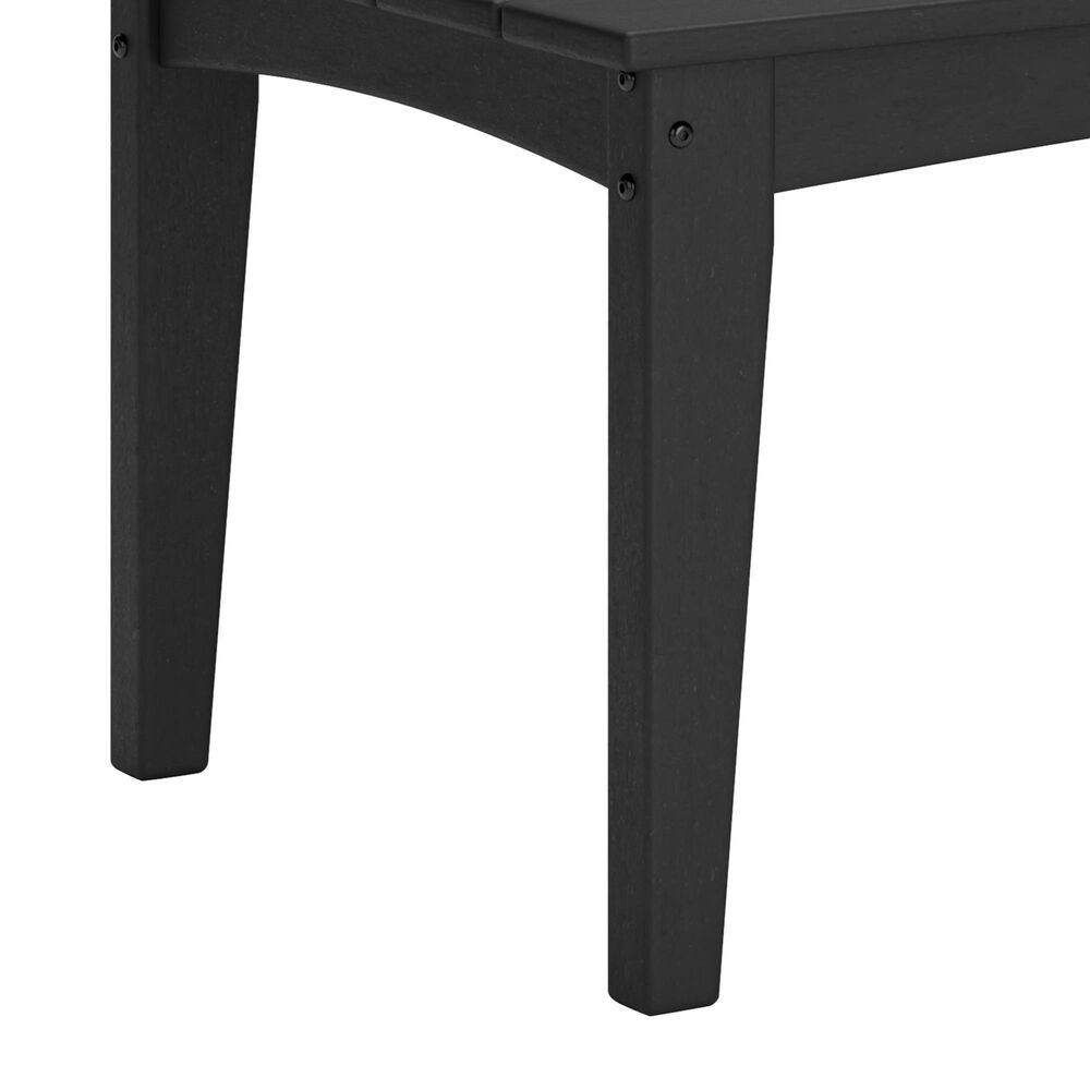Ashley Hyland Wave Patio Rectangular Coffee Table in Black, , large