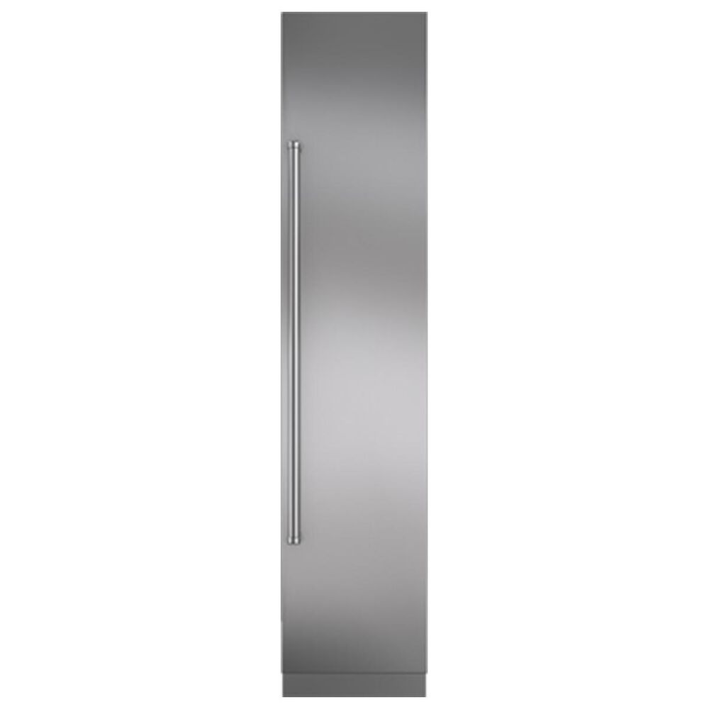 Sub Zero Integrated 18" Column Door Panel with Professional Handle Left Hinge in Stainless Steel, , large