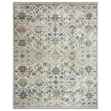 Nourison Elegant Heirlooms 2"6" x 4" Ivory and Grey Area Rug, , large