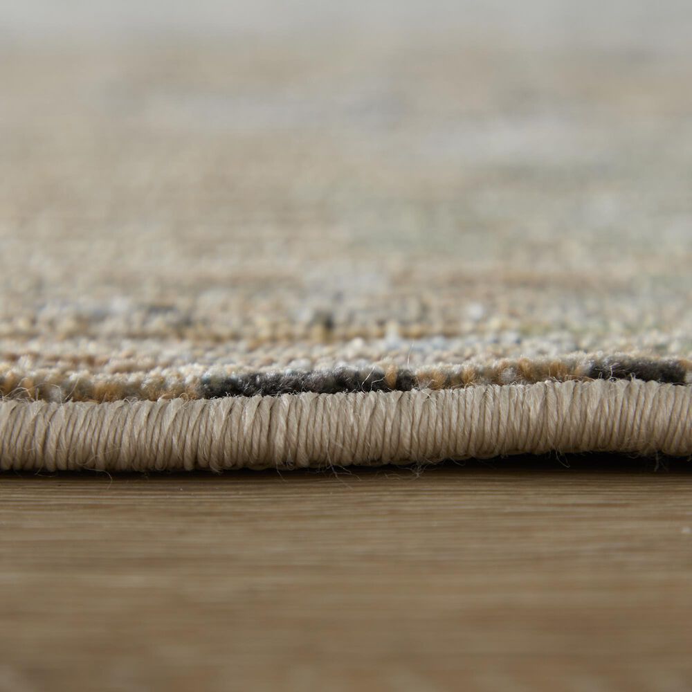 Feizy Greenwich Beige and Multicolor 2'6" x 7'3" Runner, , large