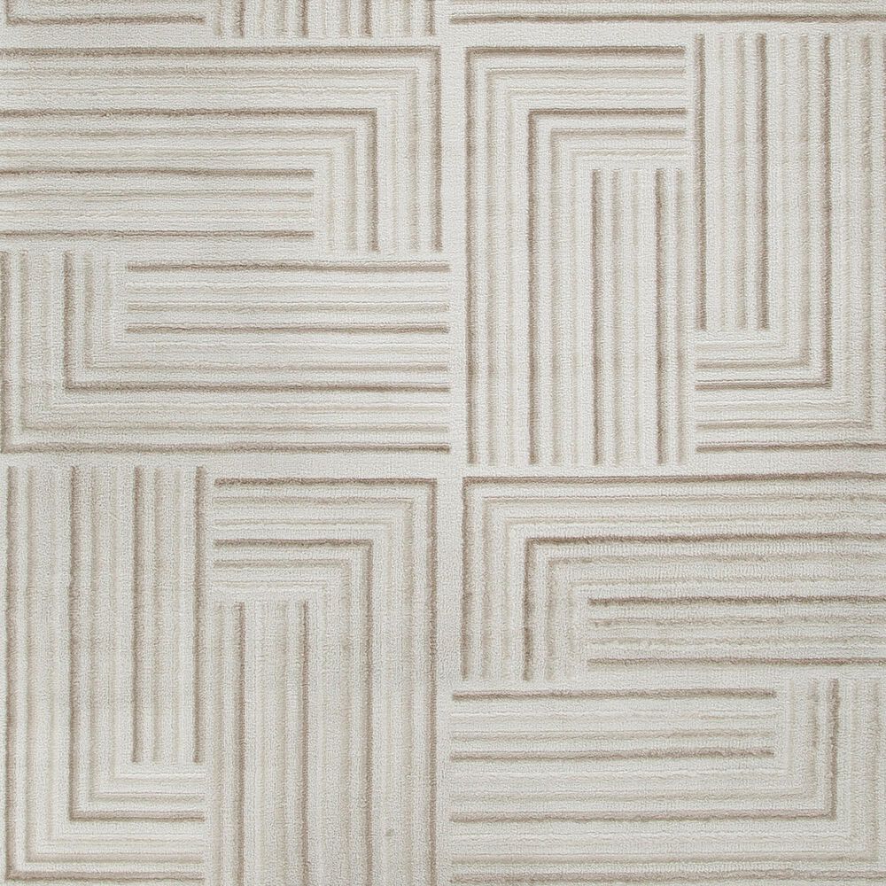 Ashley Darmondard 8&#39; x 10&#39; Cream and Taupe Area Rug, , large
