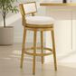 Armen Living Noely Bar Height Stool in Amber Glow, , large