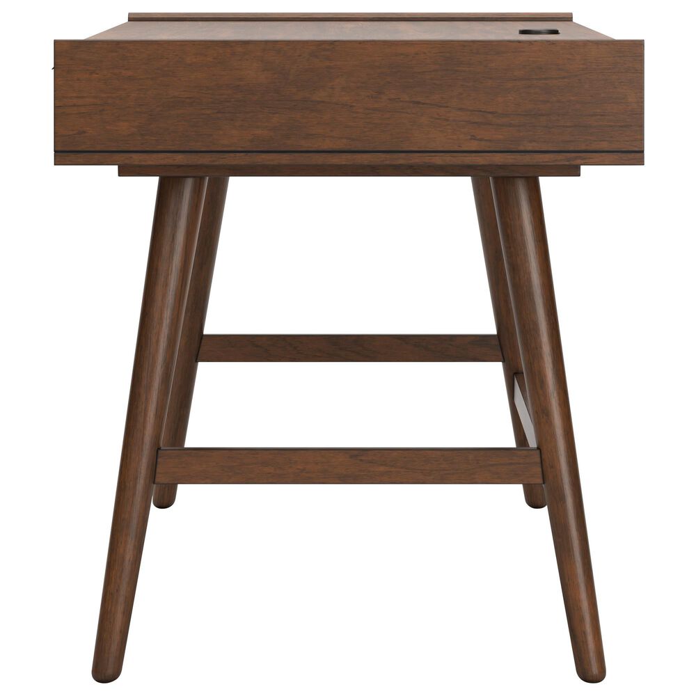 Ashley Lyncott 2-Piece Desk and Bookcase Set in Brown, , large