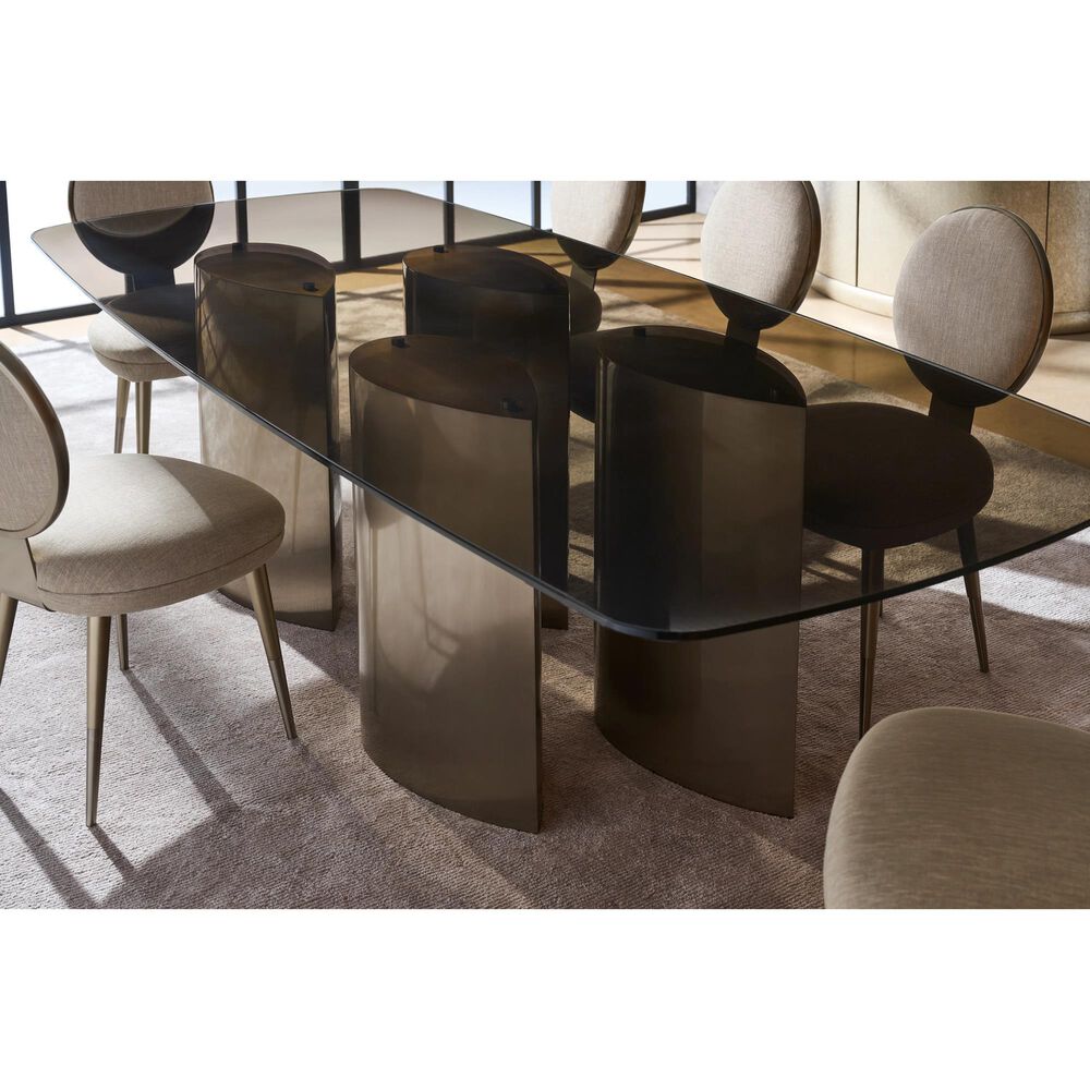 Schnadig Apollo Side Chair in Brushed Whisper Gold, , large
