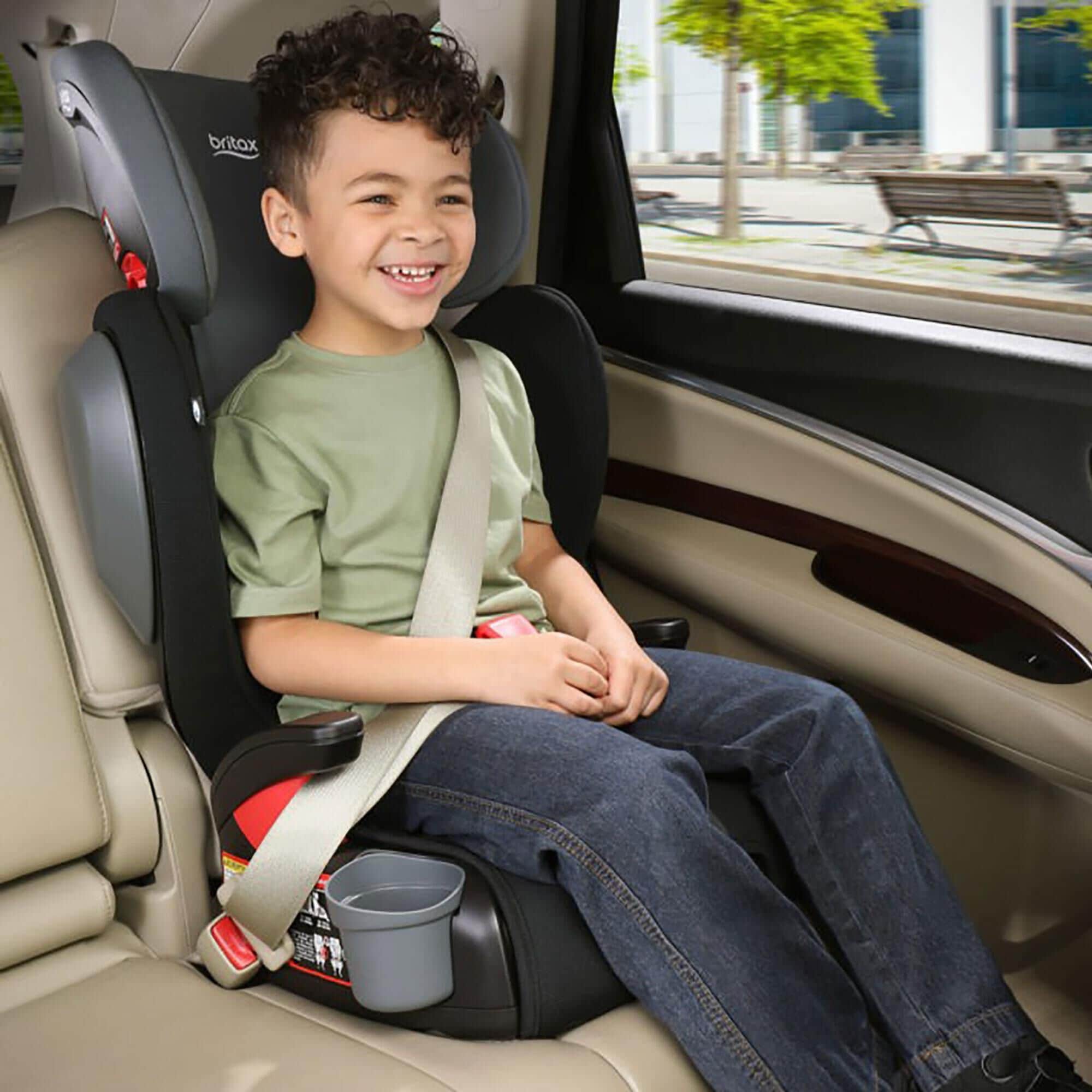 Safest belt top positioning booster seat