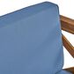 Hearth and Haven Brava Outdoor Club Chair with Cross-Back Design in Blue, , large