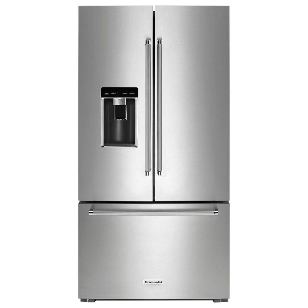 KitchenAid 4pc Kitchen Package with Refrigerator, Range, Microwave, and Dishwasher in Stainless Steel, , large