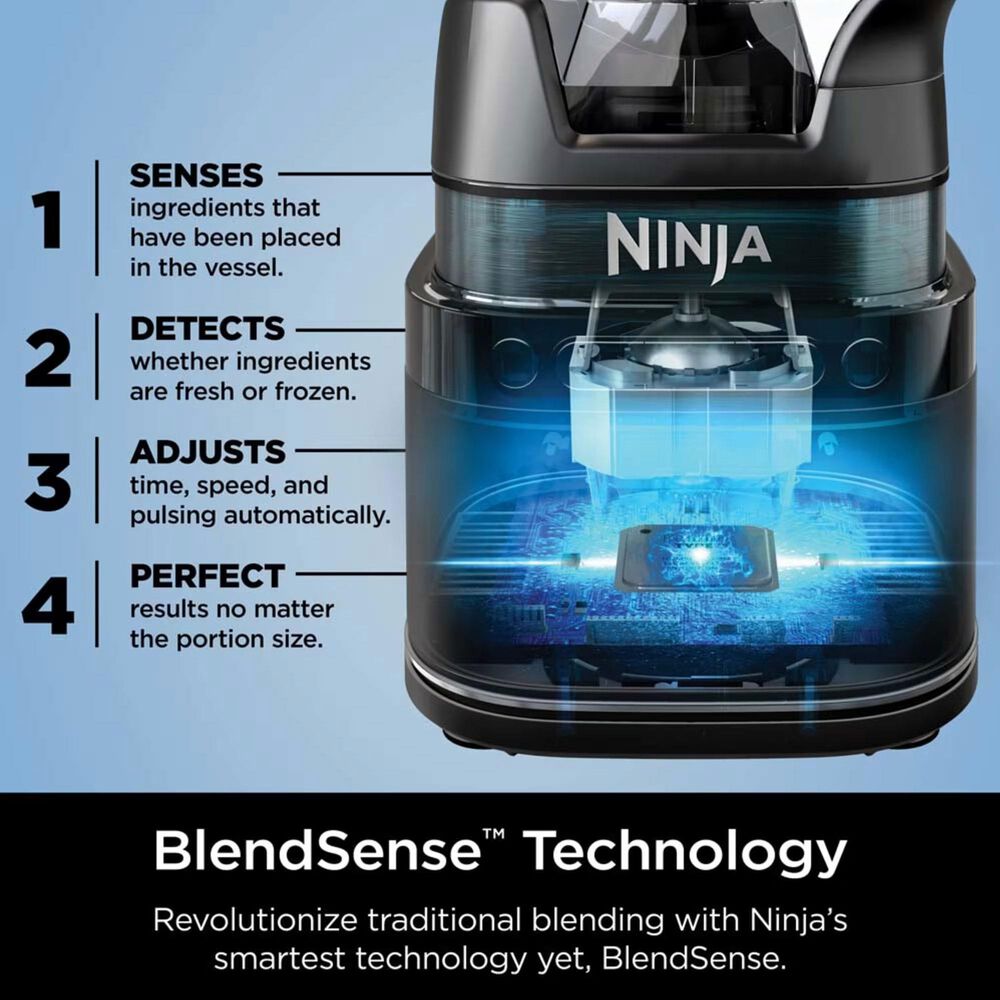 Shark 10-Speed Ninja Detect Power Blender in Cloud Sliver, , large