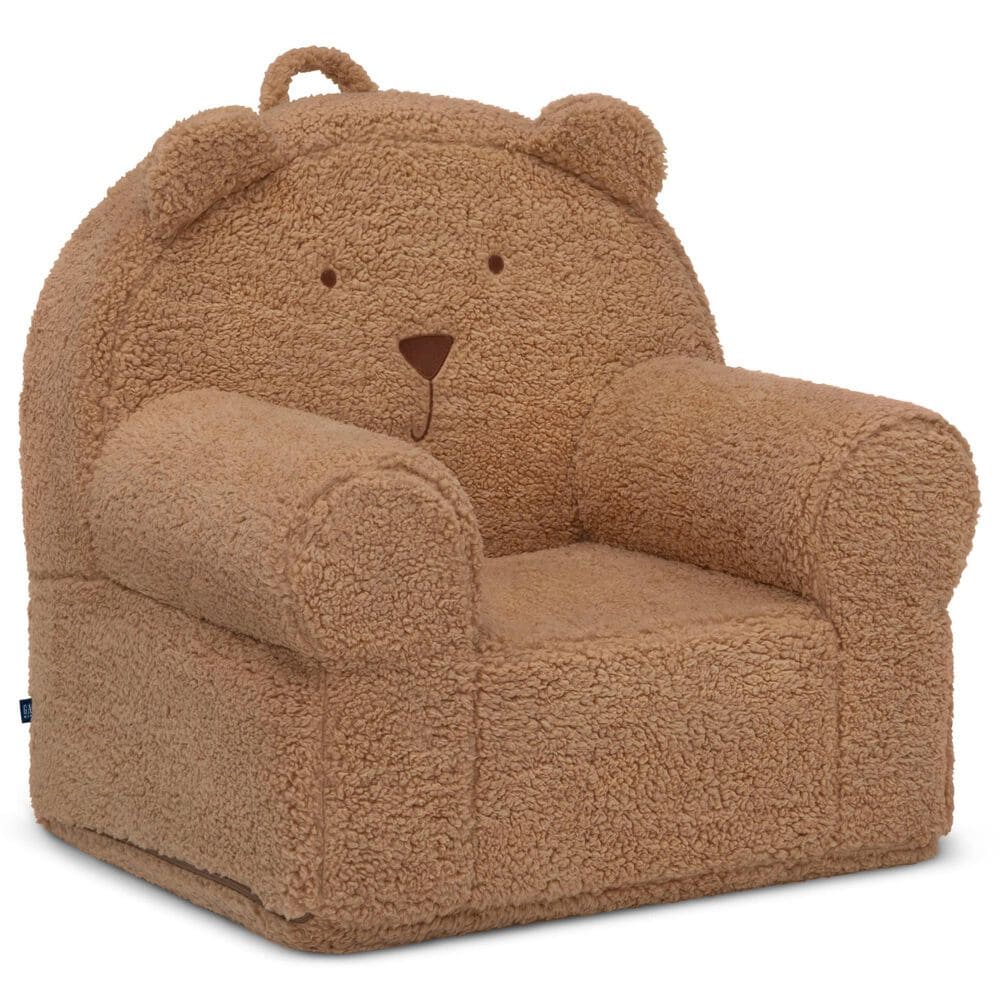 Delta Children Sherpa Bear Chair in Tan, , large