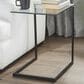Lumisource Zenn End Table in Black and Clear, , large