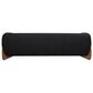 Jennifer Taylor Home Alpine Stationary Sofa in Ebony Black, , large