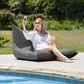 Jaxx Finster Patio Bean Bag Lounge Chair in Slate, , large