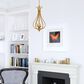 Vaxcel Monrovia 3-Light Pendant in Muted Brass, , large