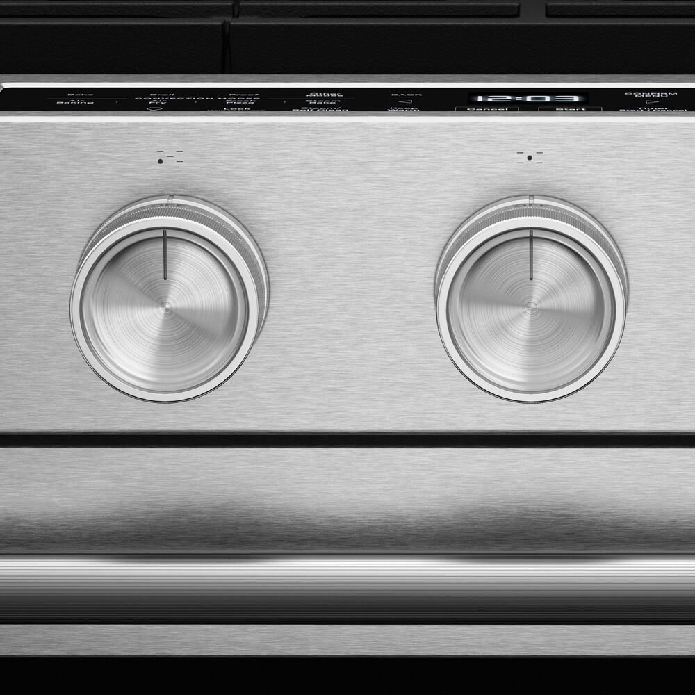 KitchenAid 2-Piece Kitchen Package with 30" Smart Freestanding Gas Range and 30" Over-the-Range Microwave Oven in PrintShield Stainless Steel, , large