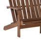 Linon Home Decor Adirondack Double Bench in Rich Acorn, , large