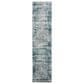 Safavieh Aria ARA156B 2" x 12" Blue and Creme Runner, , large