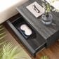 Modway Render 1 Drawer and Shelf Wall Mount Nightstand in Charcoal, , large