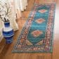 Safavieh Madison MAD133A 2"3" x 8" Light Blue and Orange Runner, , large