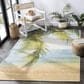 Safavieh Barbados Tropical Beach BAR560 3"3" x 5" Gold and Blue Indoor/Outdoor Area Rug, , large