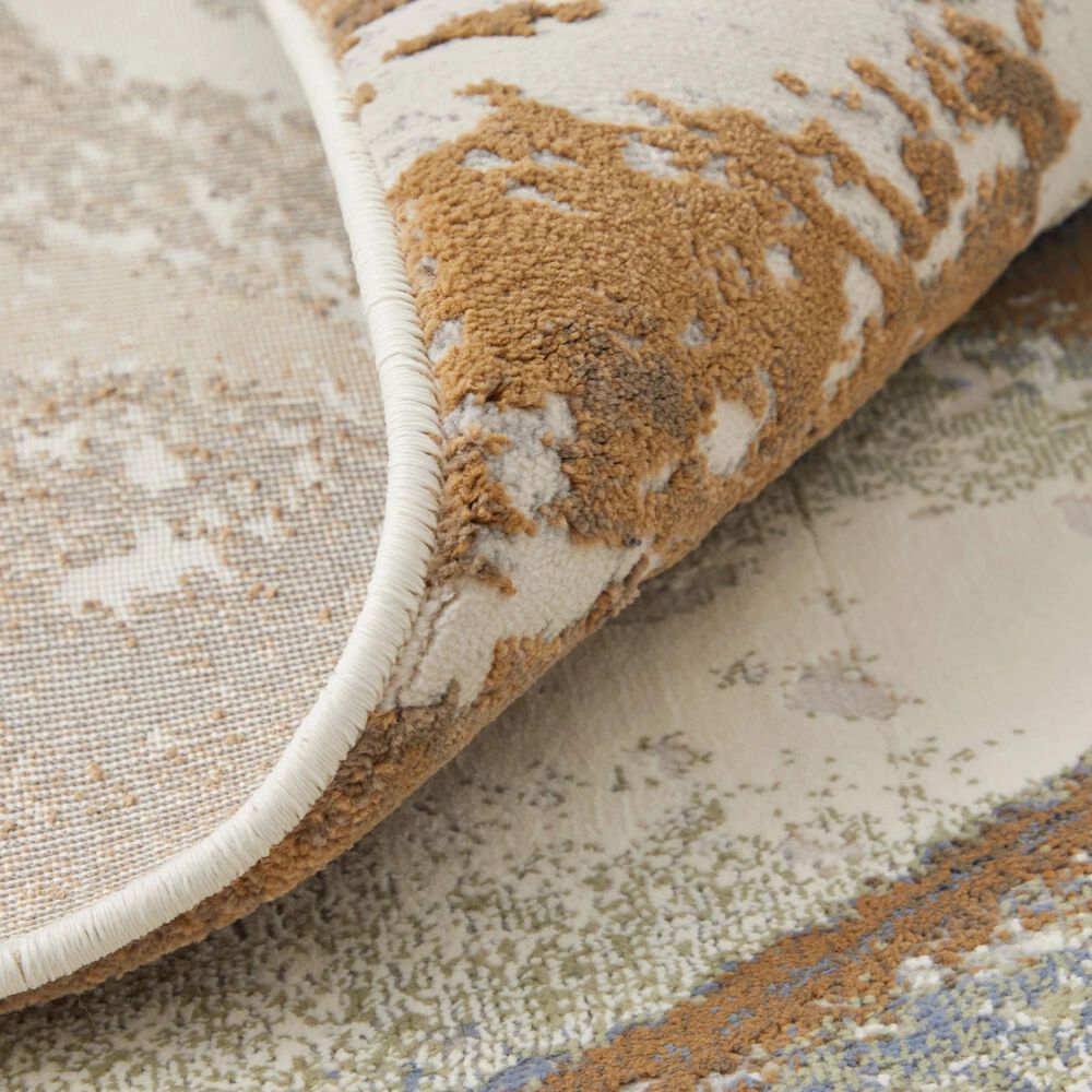 Feizy Clio 3&#39;10&quot; x 6&#39; Tan and Multicolor Area Rug, , large