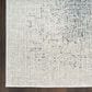 Nourison Grand Street Ivory and Blue 9" x 12" Area Rug, , large
