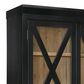 Ashley Ridgester Display Cabinet in Light Brown and Black, , large