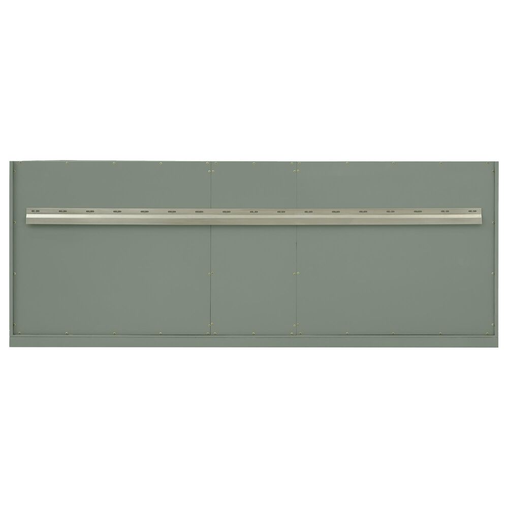 James Martin Vanities Chicago 72" Double Bathroom Vanity in Smokey Celadon with 3 cm Victorian Silver Quartz Top, Rectangular Sinks and FreePower Wireless Charger, , large
