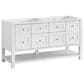 James Martin Vanities Breckenridge 60" Double Bathroom Vanity in Bright White with 3 cm Lime Delight Quartz Top and Rectangular Sinks, , large