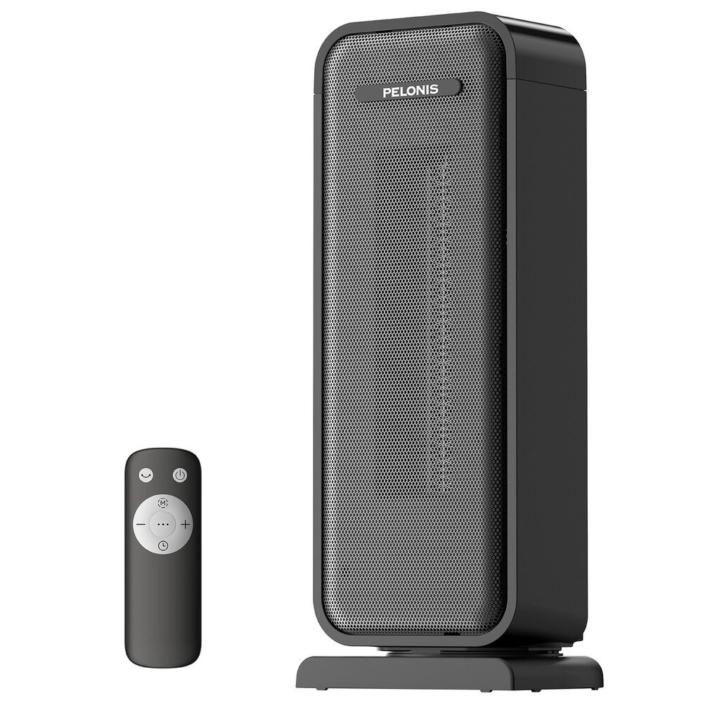 Pelonis Indoor Space Heater with 75 Degree Oscillation &amp; Remote, , large