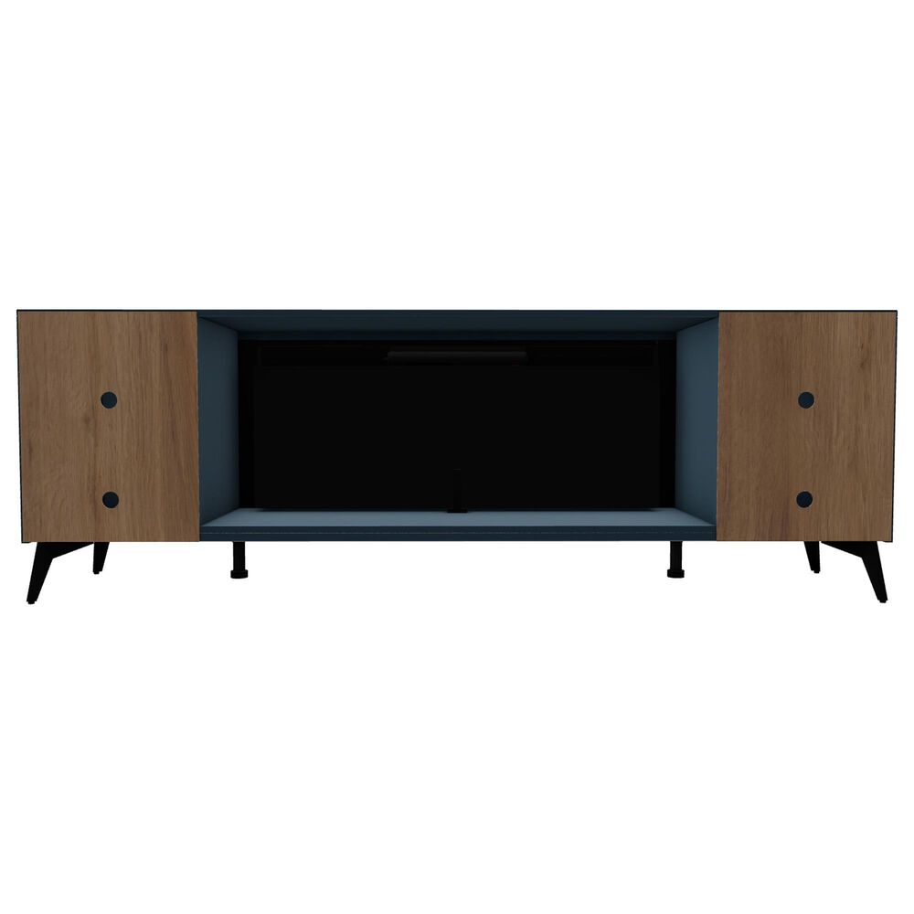 Endress International Malibu 78" Fireplace TV Stand in Denim, , large