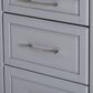 HOMLUX 51" Kitchen Island with Tilt Trash Can Cabinet in Grey, , large