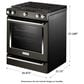 KitchenAid 30" 5.8 Cu. Ft. Gas Range in Black Stainless Steel, , large