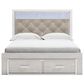 Ashley Altyra Queen Upholstered Storage Bed  in White, , large