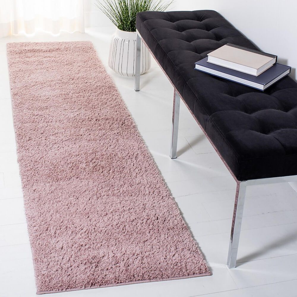 Safavieh August Shag AUG533U 2&#39; x 8&#39; Pink Runner, , large