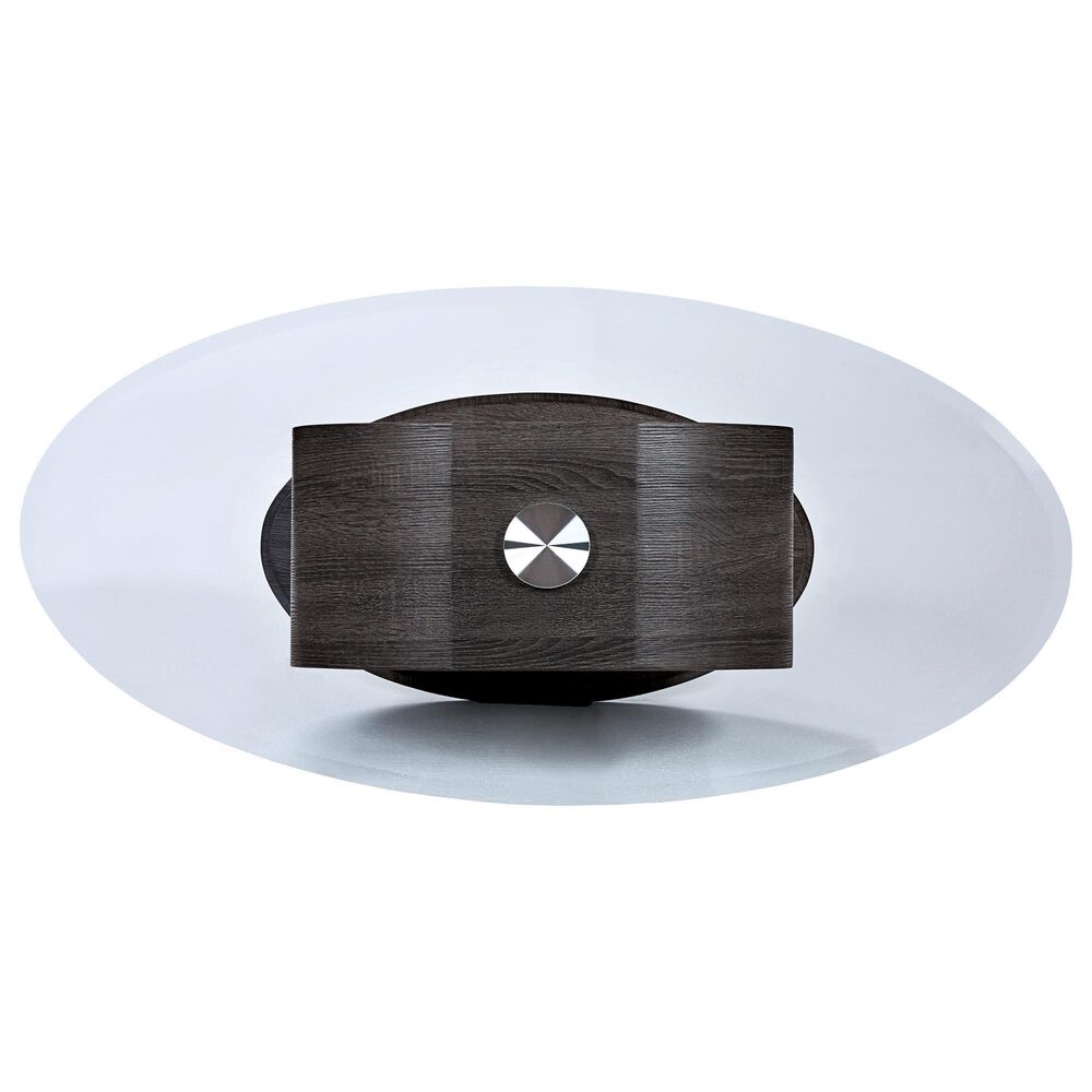 Furniture of America Witmer O-Shaped Coffee Table in Black, , large