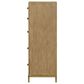 Pacific Landing Arini 5-Drawer Chest in Sand Wash and Aged Brass, , large