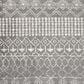 Safavieh Tulum 6"7" Round Grey and Ivory Area Rug, , large