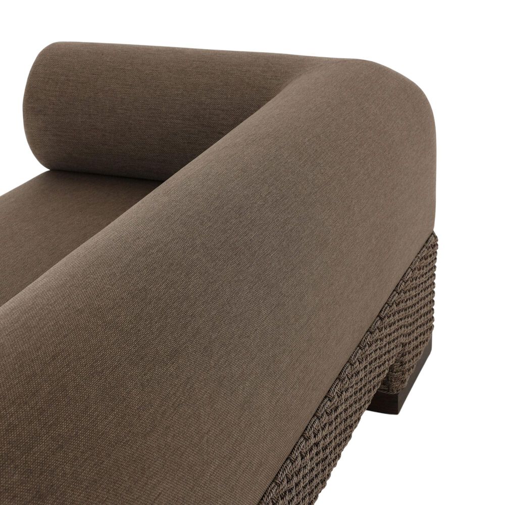 Four Hands Joss Outdoor Sofa in Ellor Brown, , large