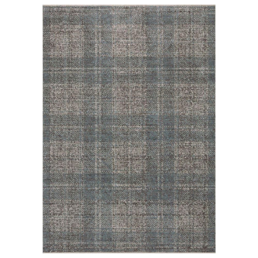 Angela Rose Ember 2"3" x 3"10" Denim and Charcoal Area Rug, , large