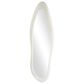 Maple and Jade 65" x 26" Velvet Abstract Wavy Wall Mirror in White, , large