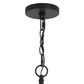 Vaxcel International Co. Ltd. Estelle 6-Light Pendant in Natural Brass and Matte Black, , large