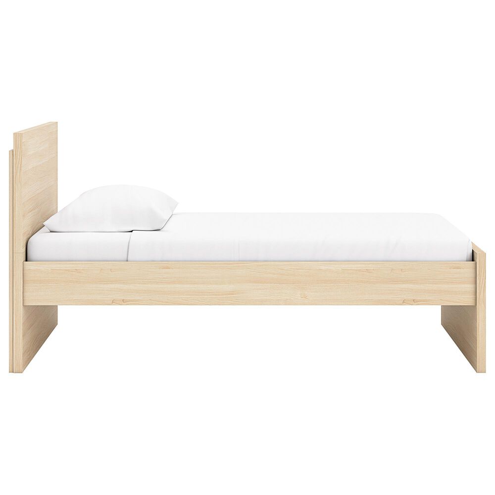 Ashley Onita Twin Panel Platform Bed in Natural, , large