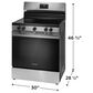 Frigidaire 4-Piece Kitchen Package with 25.6 Cu. Ft. 36" Standard Depth Refrigerator, 30" Electric Range, 1.8 Cu. Ft. Over-The-Range Microwave, 24 in. Built-In Dishwasher in Stainless Steel, , large