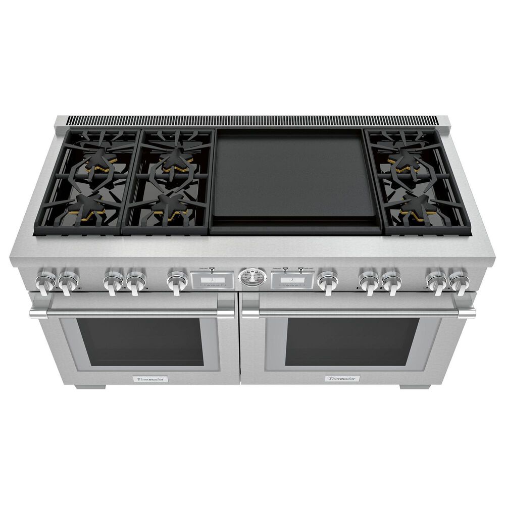 Thermador 60&quot; Pro Grand Dual Fuel Range with 6 Burners and Griddle in Stainless Steel, , large