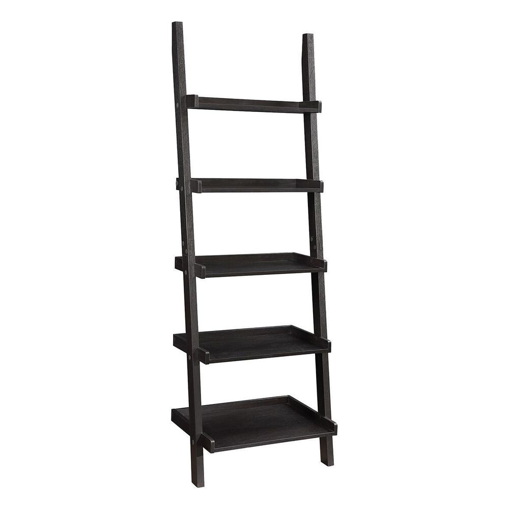 Pacific Landing Ladder Bookcase in Cappuccino, , large
