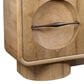 Uttermost Forest Rings 3-Door Cabinet with Light in Warm Wood, , large