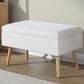 LumiSource Storage Bench in Beige, , large
