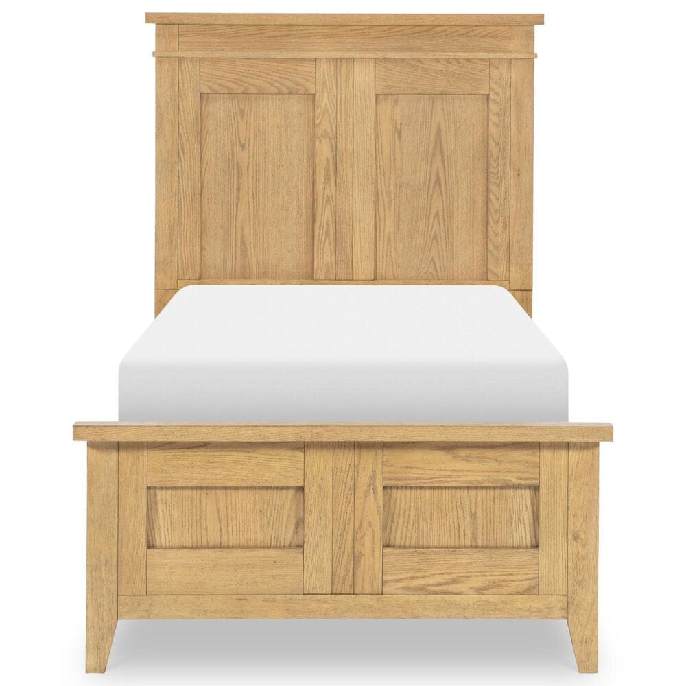 St Claire Home Today's Traditions Twin Platform Panel Bed in Natural Oak, , large