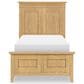 St Claire Home Today"s Traditions Twin Platform Panel Bed in Natural Oak, , large
